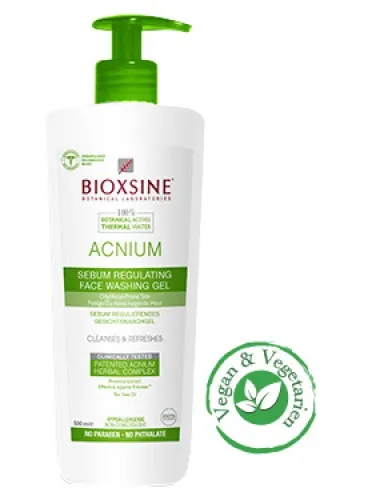 BIOXSINE veido prausiklis riebiai, į aknę linkusiai odai 500ml